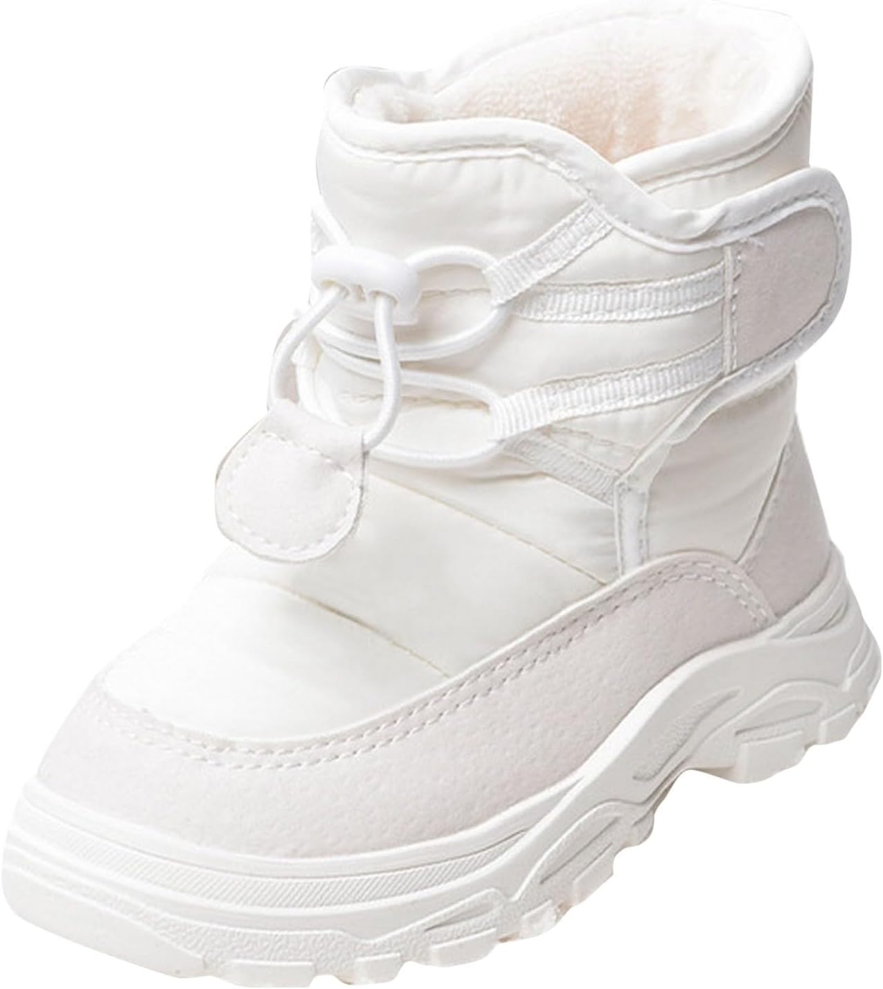 Водонепроницаемые зимние ботинки для малышей, мальчиков и девочек, с мягким пушистым флисом, теплые, объемные, на ремешках Generic, White
Водонепроницаемые зимние ботинки для малышей, мальчиков и девочек, с мягким пушистым флисом, теплые, объемные, на ремешках Generic, White