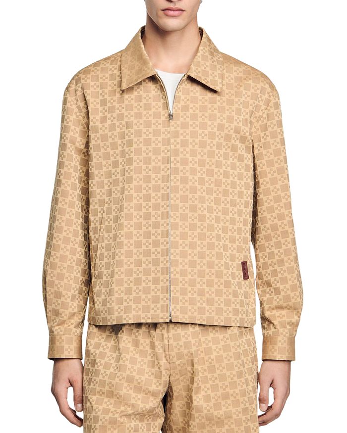 Куртка с молнией Square Cross Sandro, коричневый/бежевый
Куртка с молнией Square Cross Sandro, коричневый/бежевый