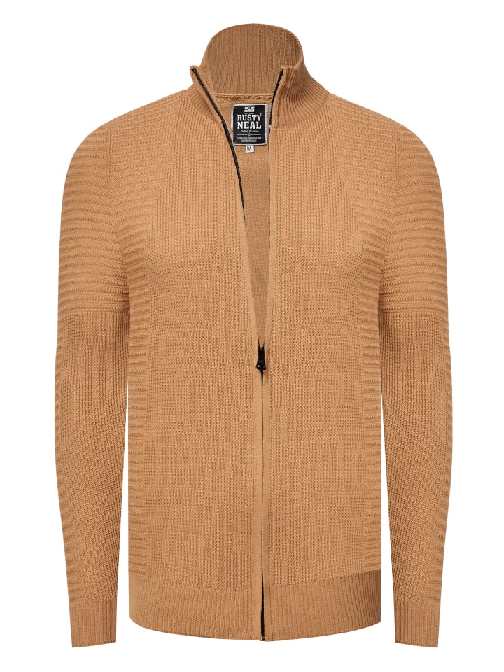 Тонкая трикотажная куртка в байкерском стиле цвета верблюжьей шерсти Rusty Neal
Тонкая трикотажная куртка в байкерском стиле цвета верблюжьей шерсти Rusty Neal