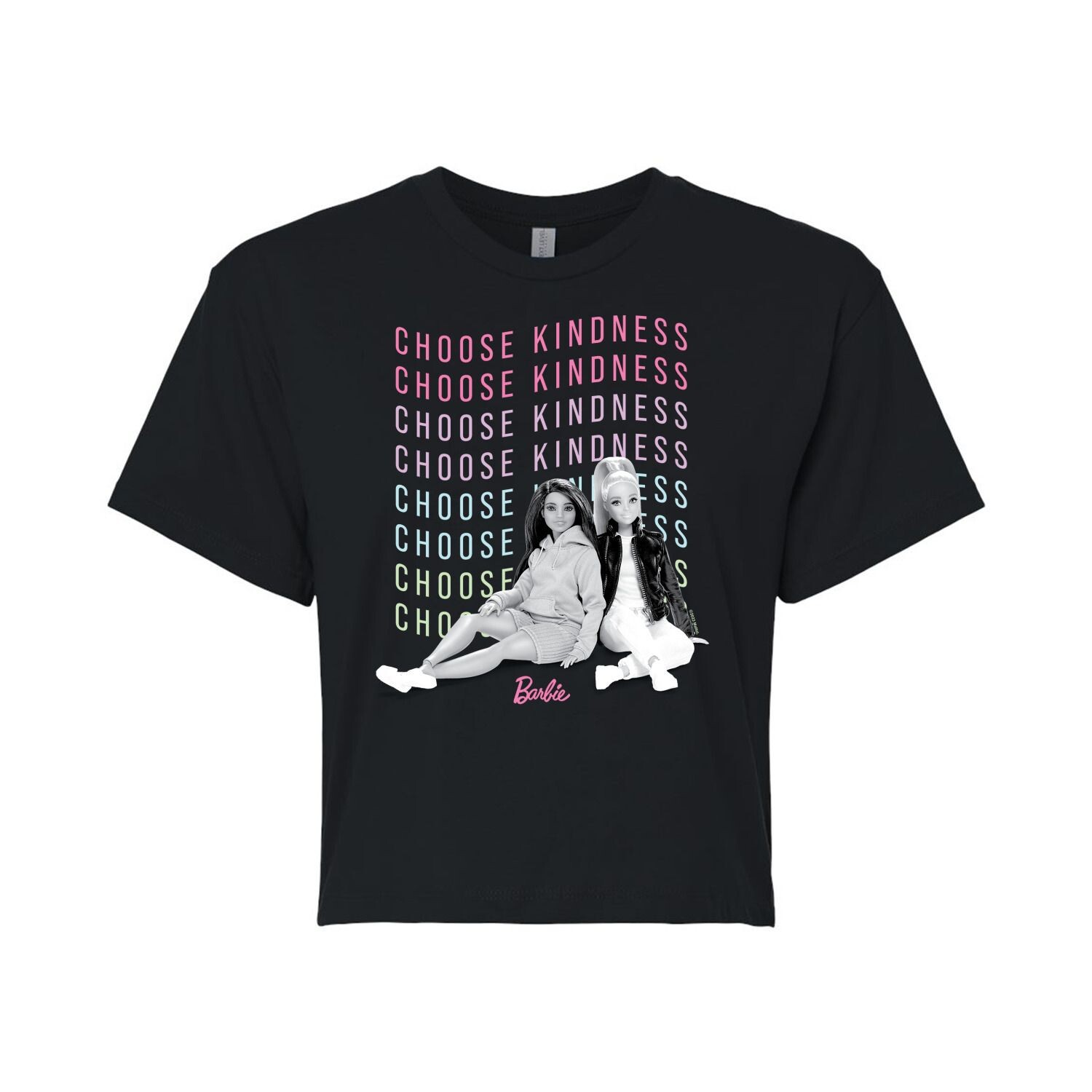 Укороченная футболка Barbie Choose Kindness для юниоров Licensed Character
Укороченная футболка Barbie Choose Kindness для юниоров Licensed Character
