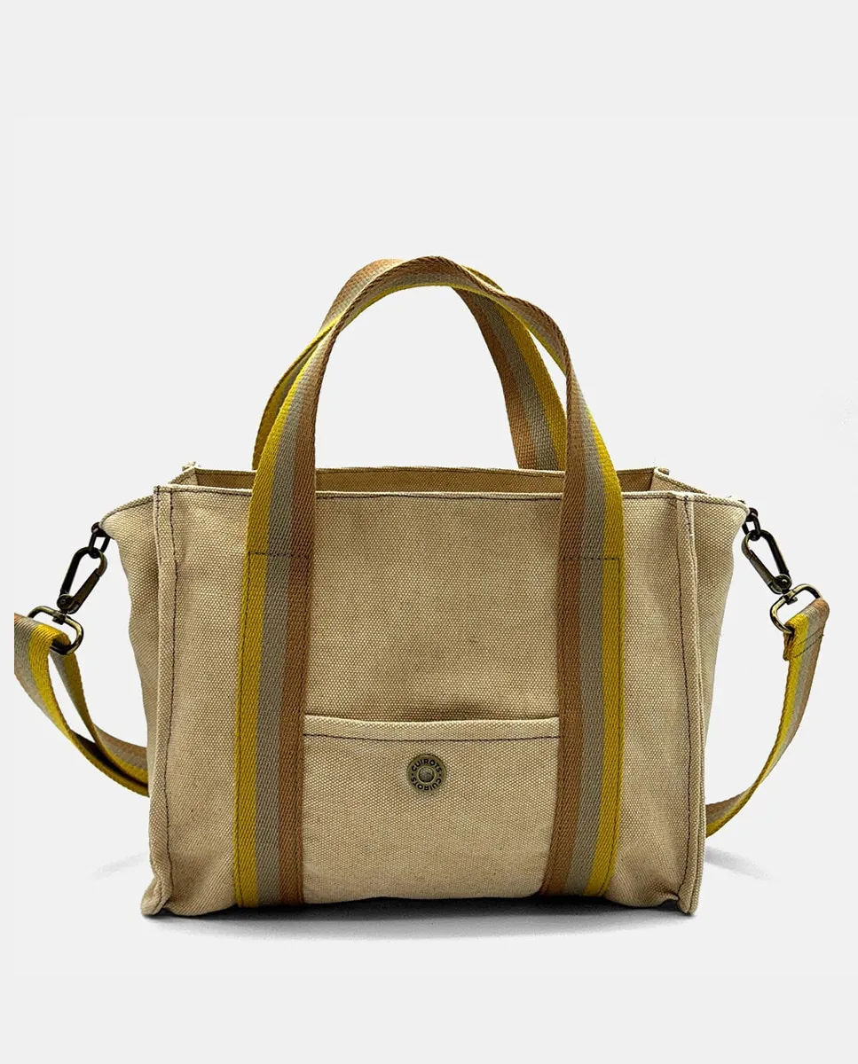 Сумка среднего размера из ткани CANVAS, трансформируемая в сумку через плечо CUIROTS, бежевый
Сумка среднего размера из ткани CANVAS, трансформируемая в сумку через плечо CUIROTS, бежевый