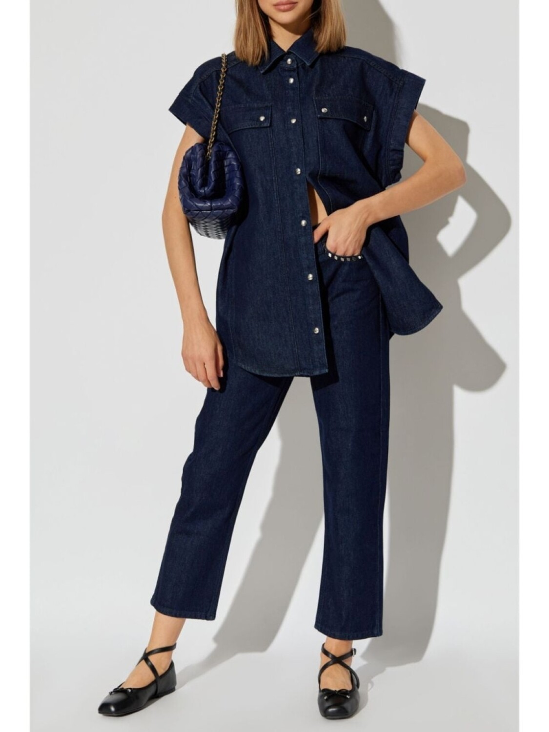 IRO укороченные джинсы slim fit, синий
IRO укороченные джинсы slim fit, синий