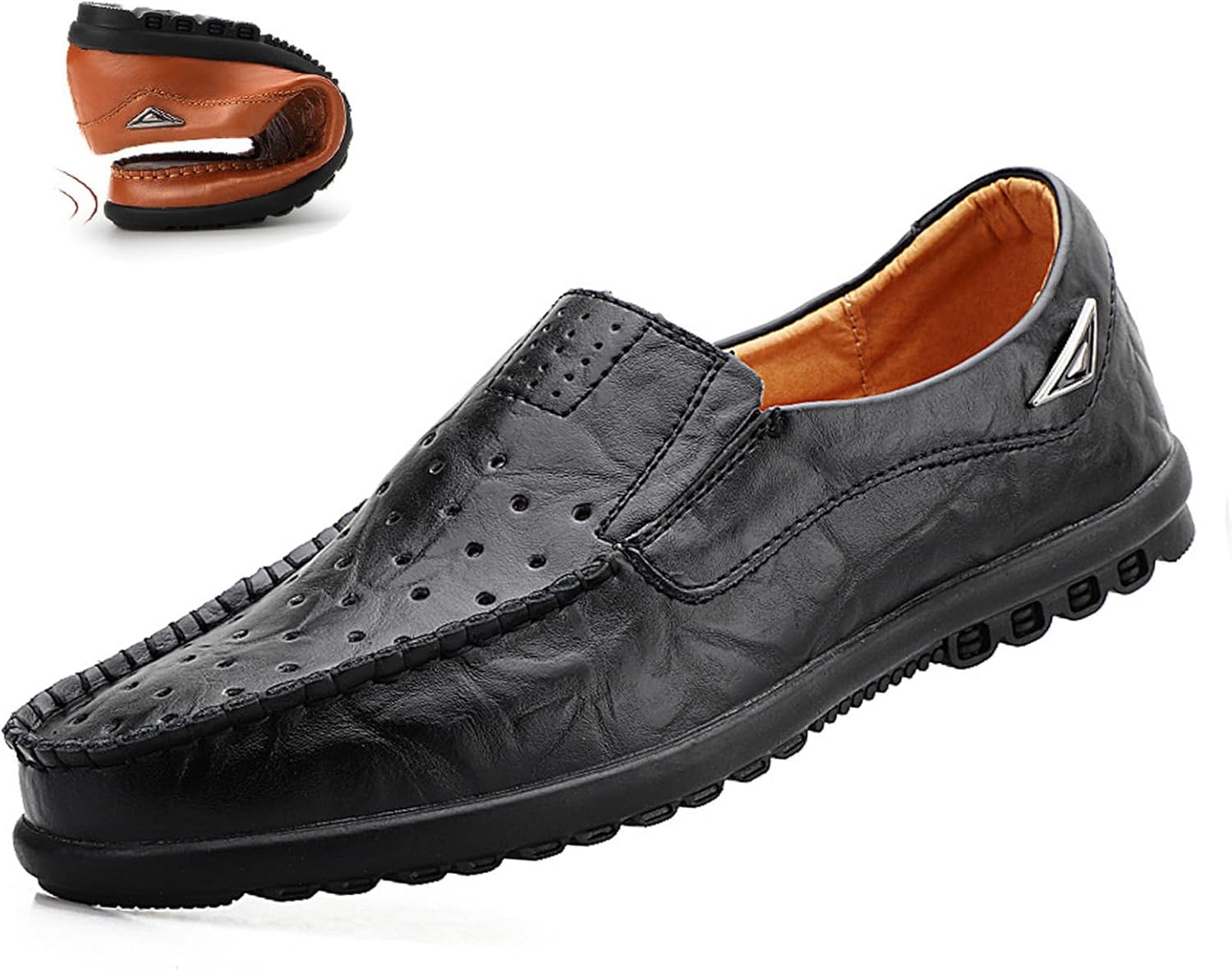 Мужские повседневные кожаные лоферы Optigard с легкой посадкой, удобные дышащие туфли для ходьбы, легкие мокасины, черный
Мужские повседневные кожаные лоферы Optigard с легкой посадкой, удобные дышащие туфли для ходьбы, легкие мокасины, черный