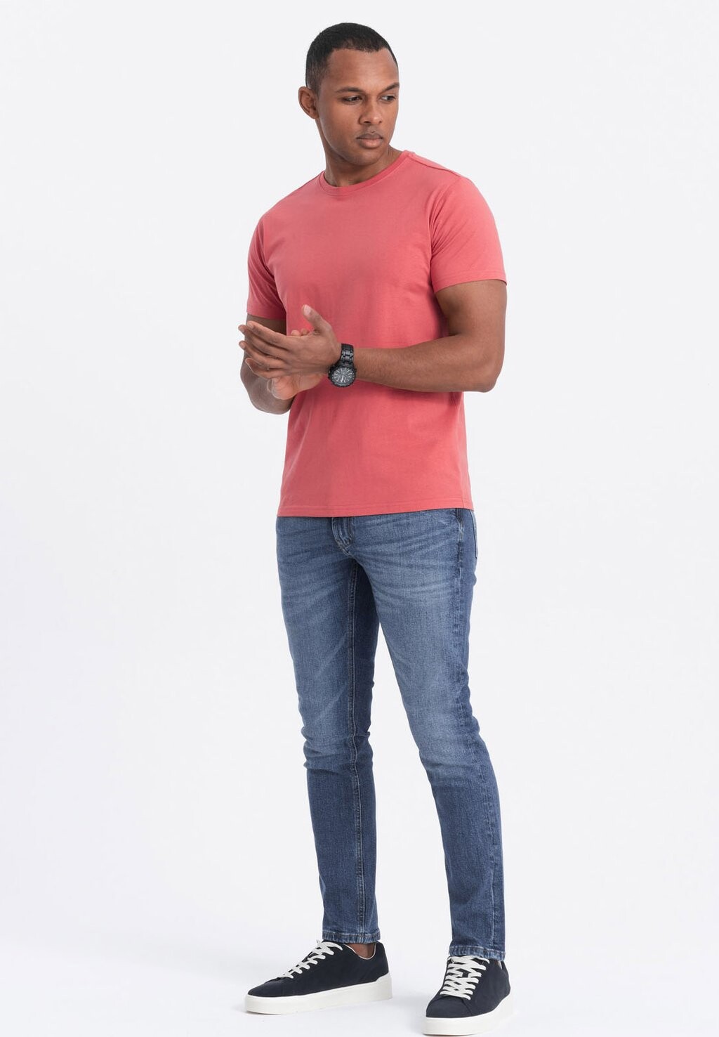 Базовая футболка Ombre, коралл 
Базовая футболка Ombre, коралл