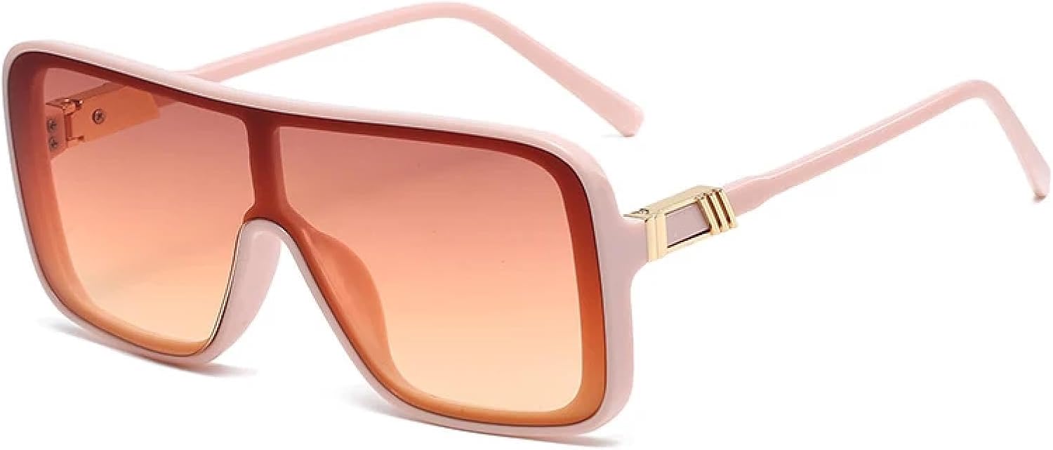 Модные солнцезащитные очки в крупной цельной оправе для мужчин, женщин и унисекс, класса люкс, для активного отдыха, вождения и защиты от ультрафиолета UV400 TKKTLLT, Pink Orange Yellow
Модные солнцезащитные очки в крупной цельной оправе для мужчин, женщин и унисекс, класса люкс, для активного отдыха, вождения и защиты от ультрафиолета UV400 TKKTLLT, Pink Orange Yellow