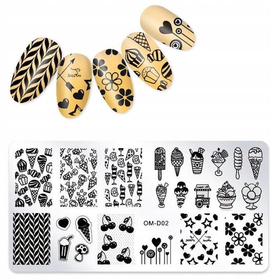 Пластина для штампа для ногтей, Tojato
Пластина для штампа для ногтей, Tojato