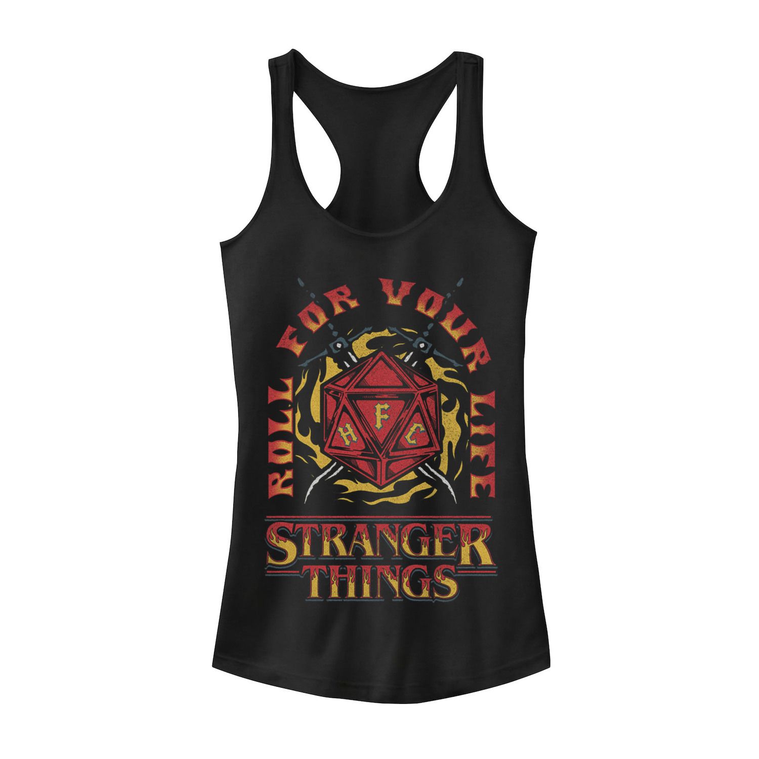 Майка с рисунком Racerback для юниоров Stranger Things "Roll For Your Life" Licensed Character
Майка с рисунком Racerback для юниоров Stranger Things "Roll For Your Life" Licensed Character