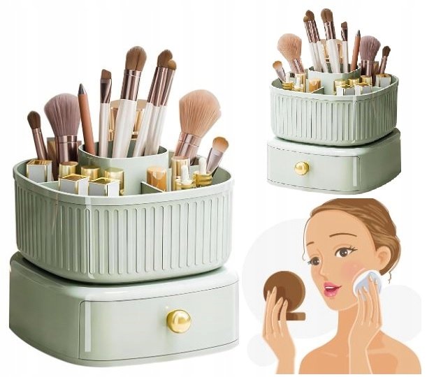 ОРГАНАЙЗЕР КОНТЕЙНЕР ПОДСТАВКА ДЛЯ КОСМЕТИКИ КИСТОЧЕК УКРАШЕНИЙ ДЛЯ МАКИЯЖА ПОВОРОТНЫЙ Hermes Trade
ОРГАНАЙЗЕР КОНТЕЙНЕР ПОДСТАВКА ДЛЯ КОСМЕТИКИ КИСТОЧЕК УКРАШЕНИЙ ДЛЯ МАКИЯЖА ПОВОРОТНЫЙ Hermes Trade