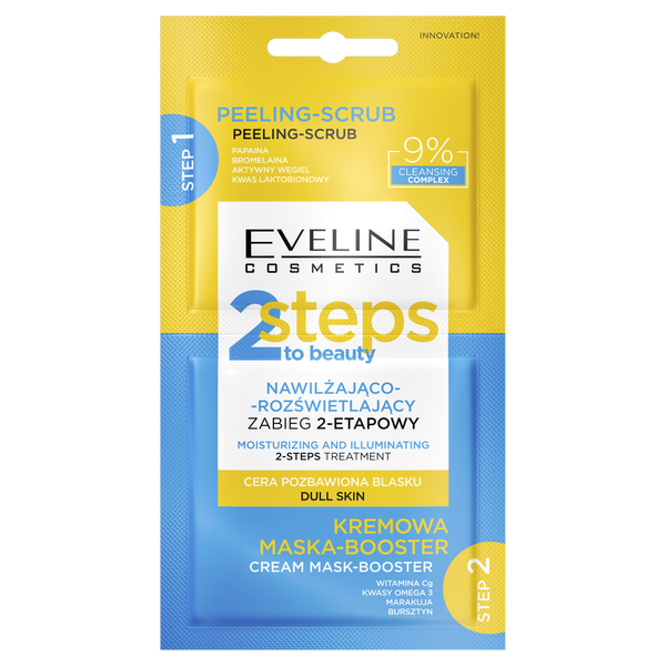 Увлажняющий и осветляющий двухэтапный уход за кожей лица, 2x4 мл Eveline Cosmetics 2 steps to beauty
Увлажняющий и осветляющий двухэтапный уход за кожей лица, 2x4 мл Eveline Cosmetics 2 steps to beauty