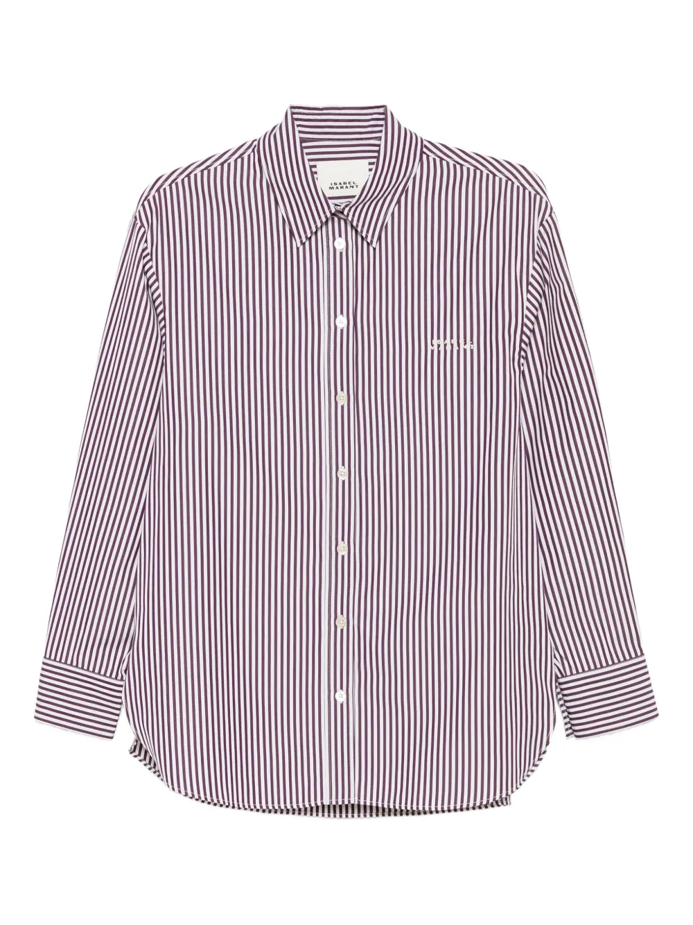 Полосатая рубашка на пуговицах ISABEL MARANT, нейтральный
Полосатая рубашка на пуговицах ISABEL MARANT, нейтральный