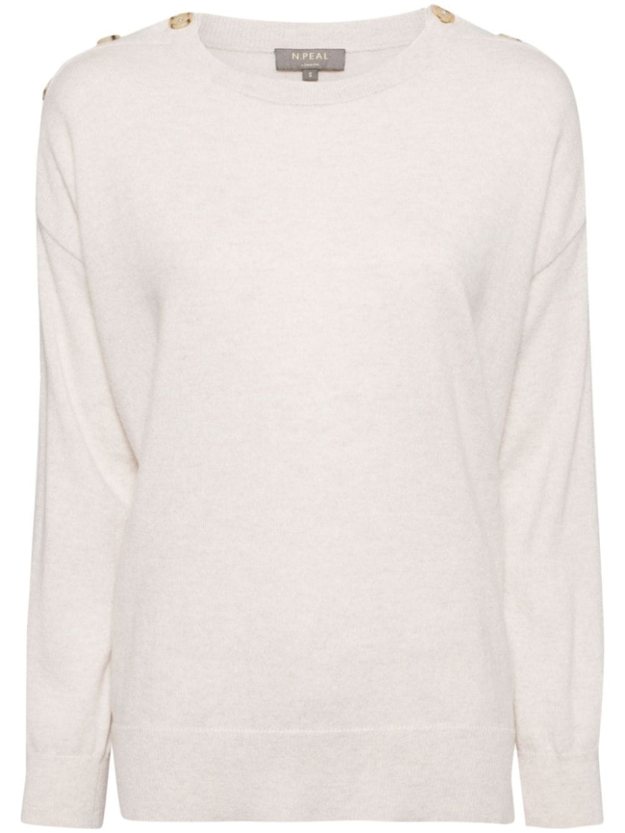 N.Peal кашемировый джемпер с пуговицами на плечах, нейтральный цвет
N.Peal кашемировый джемпер с пуговицами на плечах, нейтральный цвет