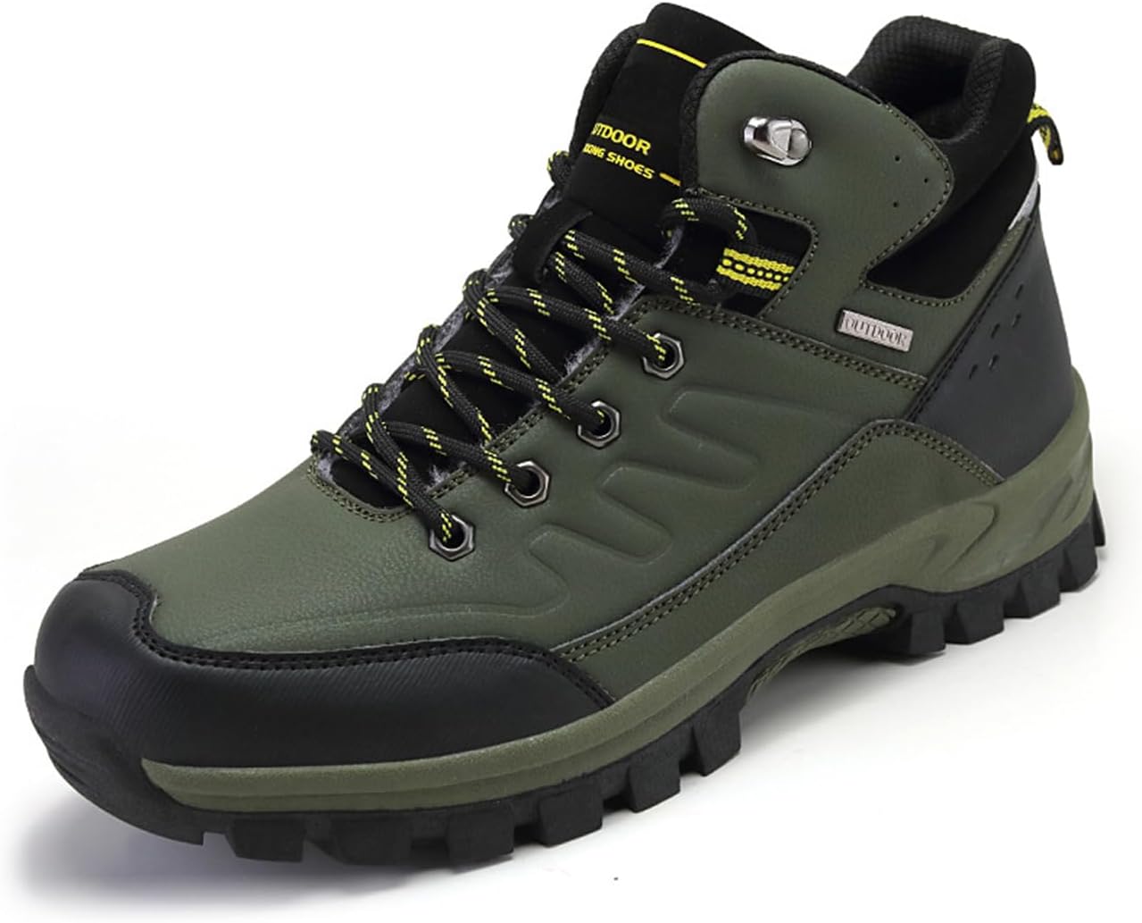 Мужские походные ботинки ZHOUPULP, водонепроницаемые, с нескользящей подошвой, ботинки для осени и зимы, трекинговые снегоступы, зеленый
Мужские походные ботинки ZHOUPULP, водонепроницаемые, с нескользящей подошвой, ботинки для осени и зимы, трекинговые снегоступы, зеленый