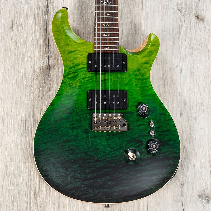 Электрогитара PRS Paul Reed Smith Wood Library Custom 24-08 Guitar, Cocobolo Fretboard, Rosewood Neck, Green Fade
Электрогитара PRS Paul Reed Smith Wood Library Custom 24-08 Guitar, Cocobolo Fretboard, Rosewood Neck, Green Fade