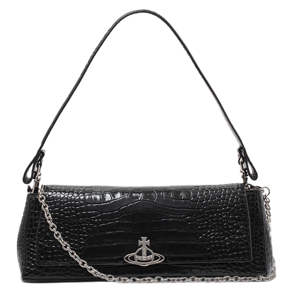 Vivienne Westwood Кожаная женская сумка через плечо большая черная
Vivienne Westwood Кожаная женская сумка через плечо большая черная