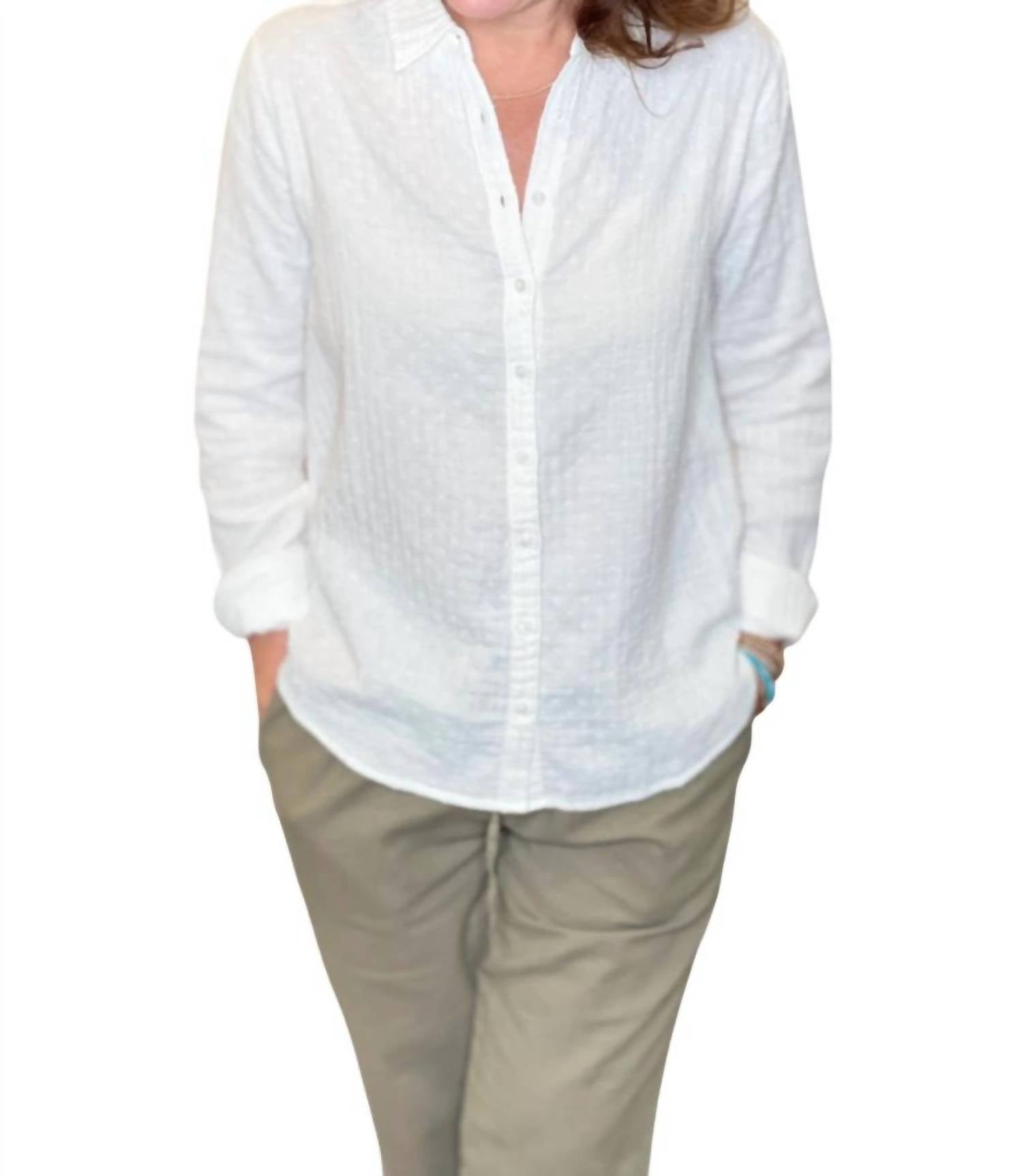 Блузка Ellis Dot Taylor белого цвета Dylan
Блузка Ellis Dot Taylor белого цвета Dylan