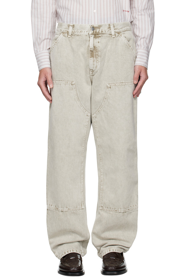 Carhartt Work In Progress Серые джинсы с двойными коленями
Carhartt Work In Progress Серые джинсы с двойными коленями