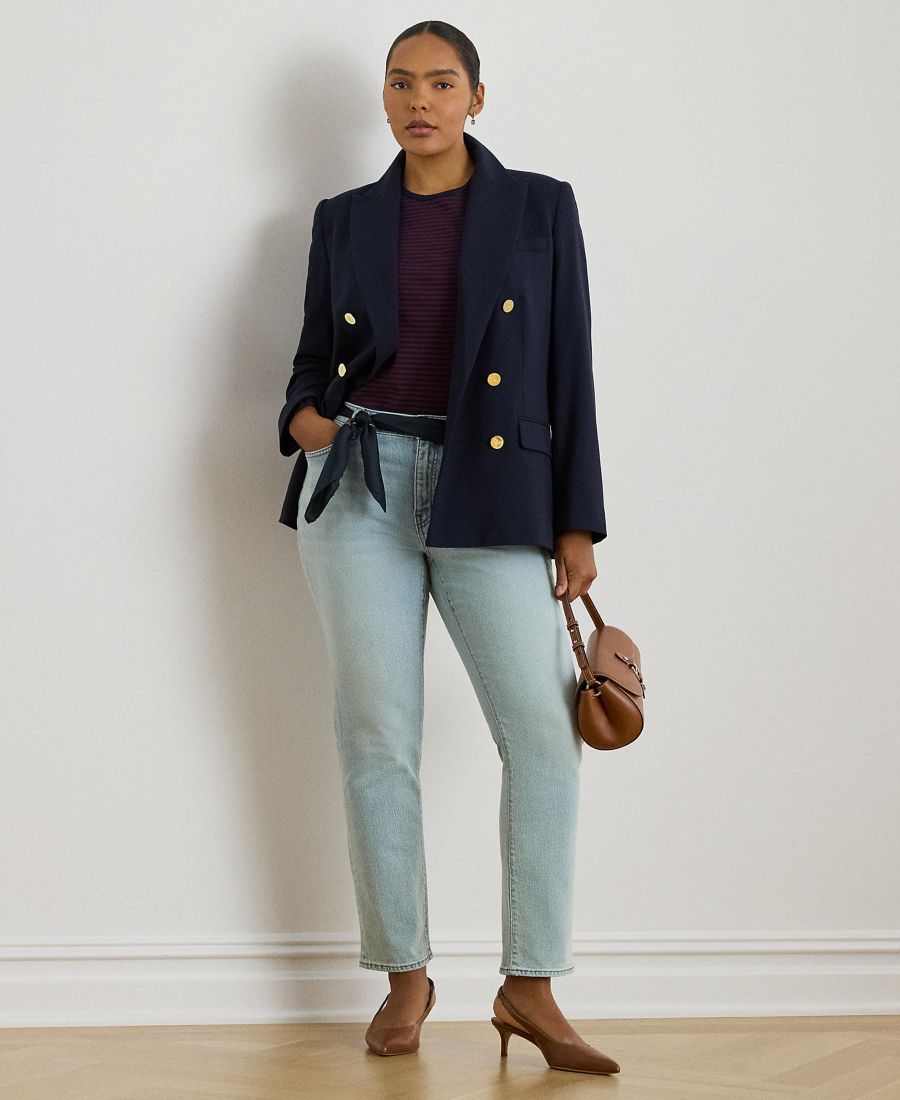 Джинсы прямого кроя средней посадки больших размеров до щиколотки Lauren Ralph Lauren, Casseah Wash
Джинсы прямого кроя средней посадки больших размеров до щиколотки Lauren Ralph Lauren, Casseah Wash