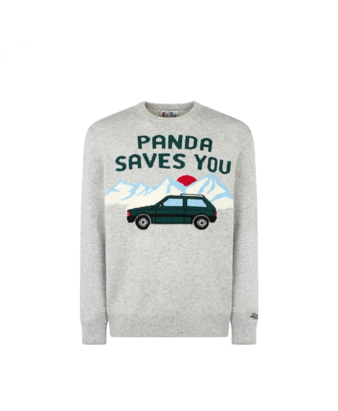 Пуловер Heron с принтом панды Mc2 Saint Barth, серый
Пуловер Heron с принтом панды Mc2 Saint Barth, серый