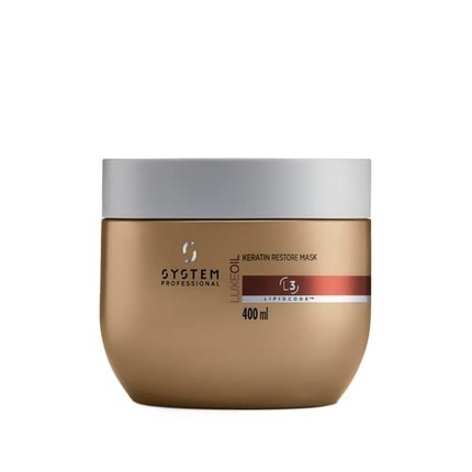 Маска для восстановления кератина L3 400 мл System Professional
Маска для восстановления кератина L3 400 мл System Professional
