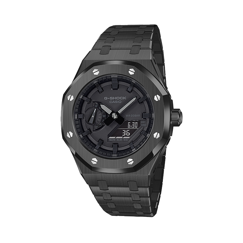 Unisex Custom Collection Watch CASIO, ga-2100-1a1 modified-farmhouse oak черный steel band
Unisex Custom Collection Watch CASIO, ga-2100-1a1 modified-farmhouse oak черный steel band