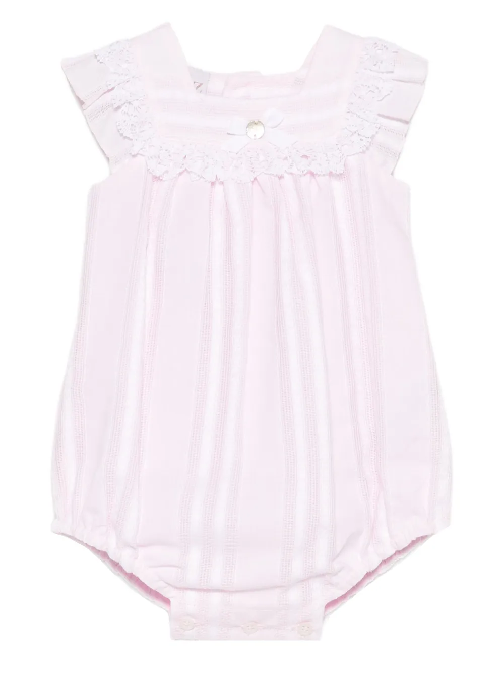 Платье в полоску с кружевом Paz Rodriguez, розовый
Платье в полоску с кружевом Paz Rodriguez, розовый