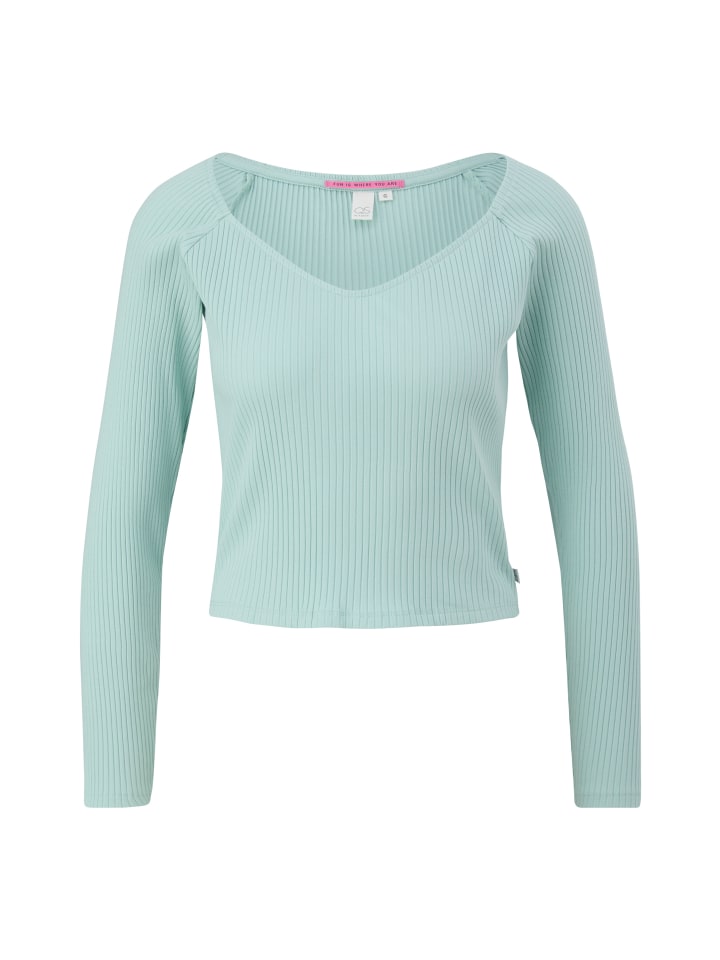 QS Лонгслив цвета 6092_океанской зелени
QS Лонгслив цвета 6092_океанской зелени