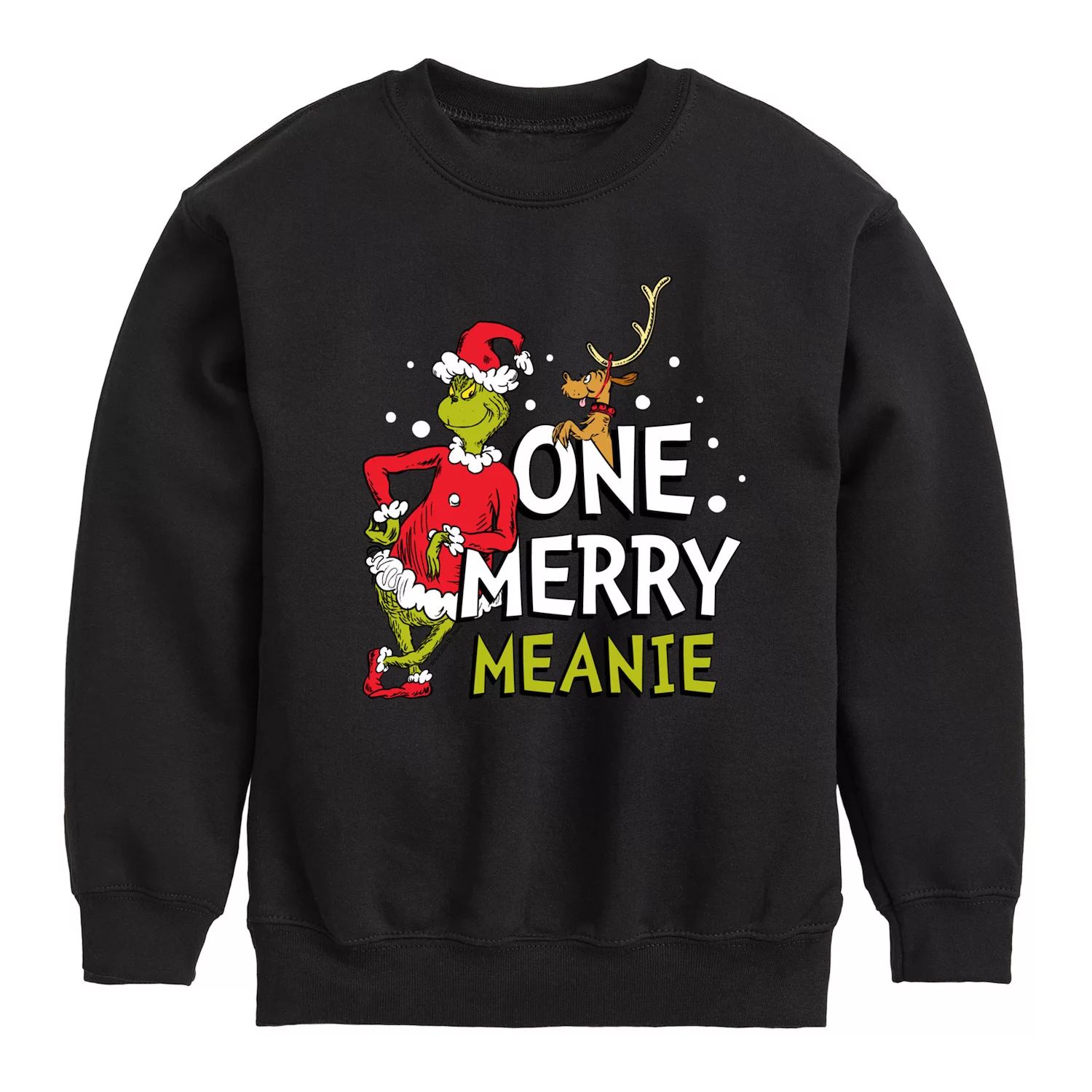 Толстовка с рисунком Meanie для мальчиков 8–20 лет «Доктор Сьюз. Как Гринч украл Рождество» Licensed Character, черный
Толстовка с рисунком Meanie для мальчиков 8–20 лет «Доктор Сьюз. Как Гринч украл Рождество» Licensed Character, черный