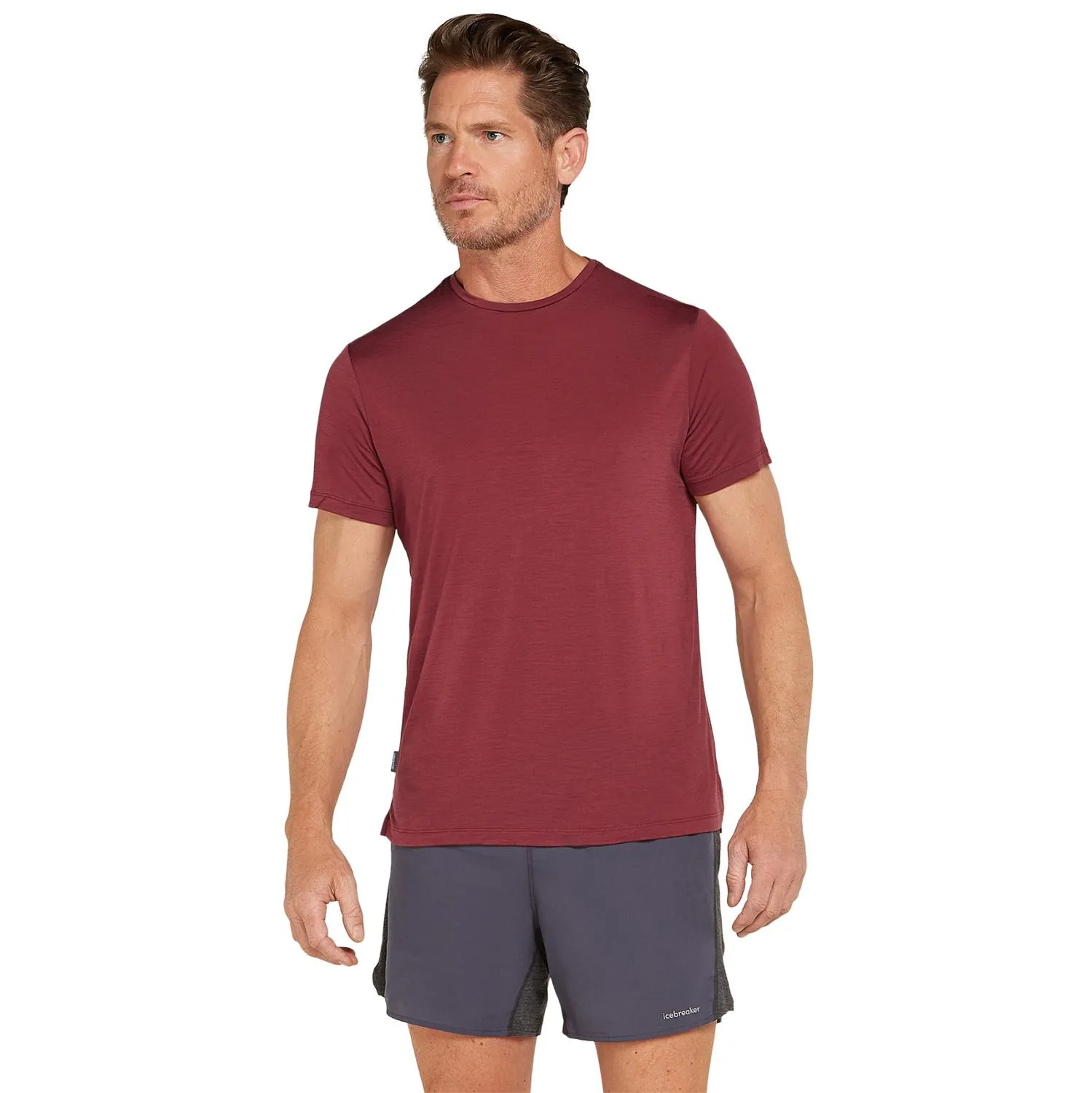 Мужская футболка из смесовой мериносовой шерсти Cool-Lite Sphere Icebreaker, Port
Мужская футболка из смесовой мериносовой шерсти Cool-Lite Sphere Icebreaker, Port