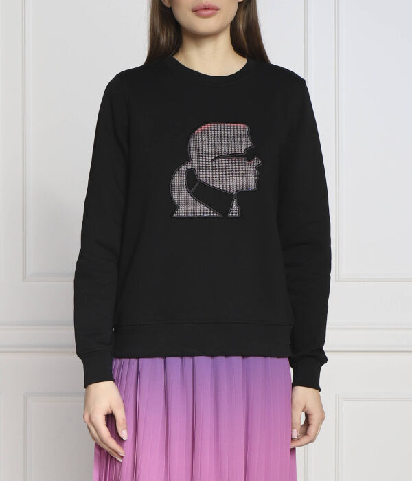 Свитшот женский Karl Lagerfeld с аппликацией, черный
Свитшот женский Karl Lagerfeld с аппликацией, черный