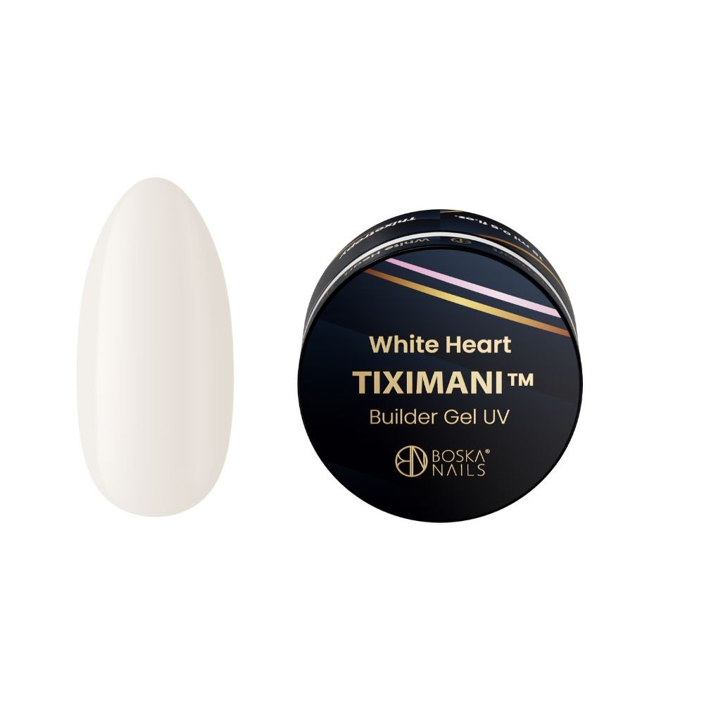 Строительный гель Boska Nails Tiximani White Heart, 50 мл
Строительный гель Boska Nails Tiximani White Heart, 50 мл