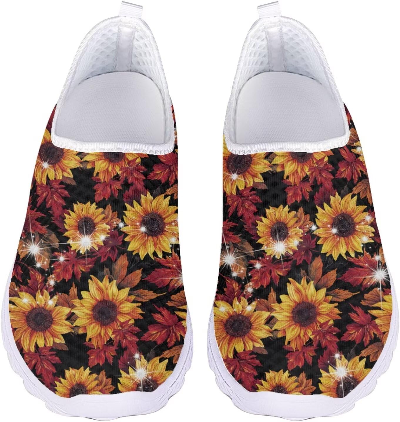 Кроссовки Jeiento Mesh для спортивной ходьбы для женщин и мужчин, праздничная обувь, плоская, повседневная, низкие, легкие, удобные, для тренажерного зала и тенниса, Sunflower Autumn Maple Leaves
Кроссовки Jeiento Mesh для спортивной ходьбы для женщин и мужчин, праздничная обувь, плоская, повседневная, низкие, легкие, удобные, для тренажерного зала и тенниса, Sunflower Autumn Maple Leaves