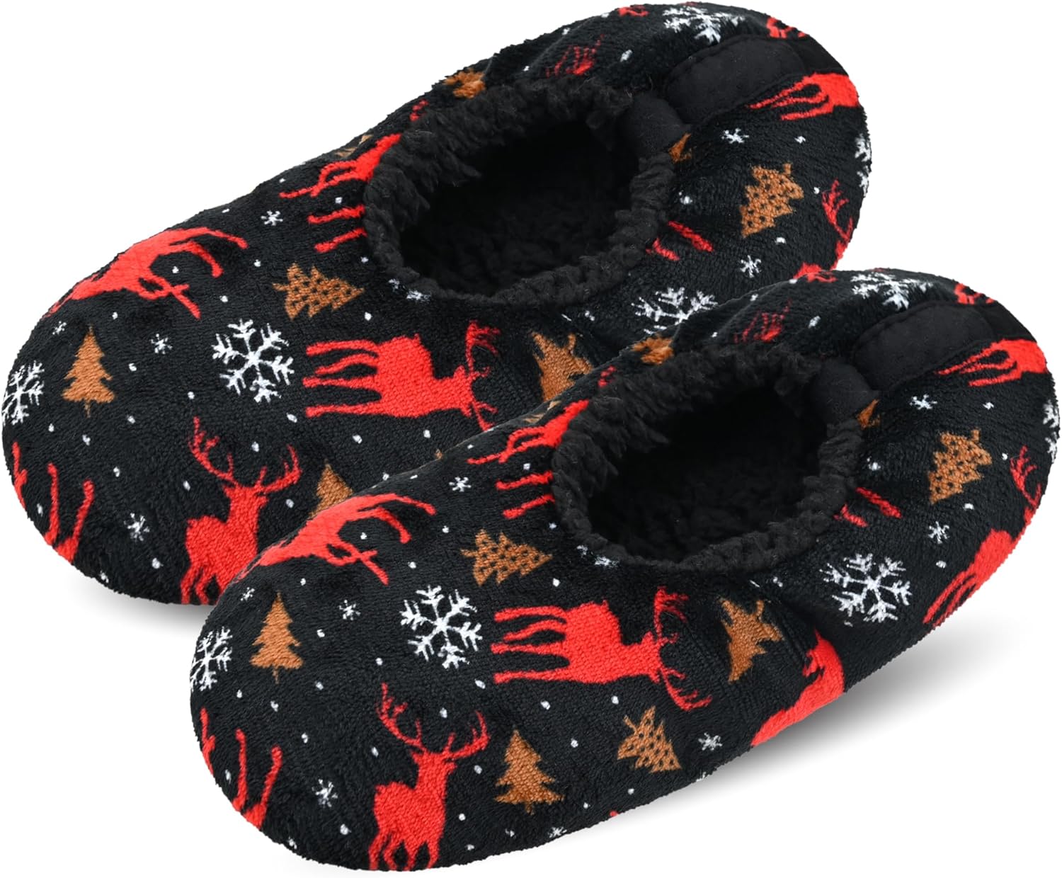 Мужские мягкие носки-тапочки DICUIRD с противоскользящей подошвой, уютная и теплая подкладка из шерпы, домашние тапочки с мягкой подошвой, Snow Deer
Мужские мягкие носки-тапочки DICUIRD с противоскользящей подошвой, уютная и теплая подкладка из шерпы, домашние тапочки с мягкой подошвой, Snow Deer