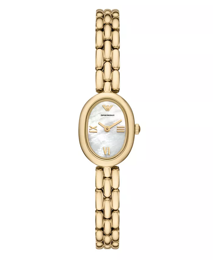 Женские наручные часы из нержавеющей стали с золотым покрытием, 24 мм Emporio Armani
Женские наручные часы из нержавеющей стали с золотым покрытием, 24 мм Emporio Armani