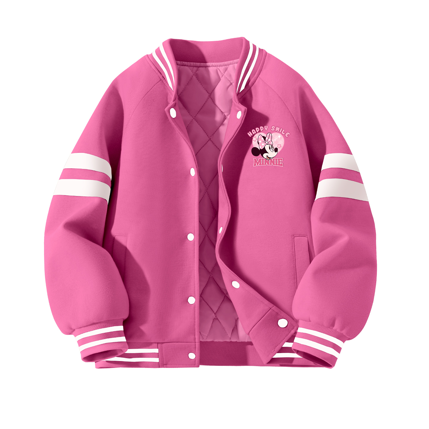 Детская бейсбольная куртка Disney, розовый
Детская бейсбольная куртка Disney, розовый