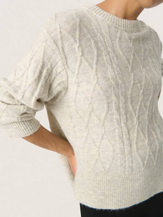 Джемпер из текстурированной смеси шерсти rakel Soaked In Luxury, цвет White/Grey Melange
Джемпер из текстурированной смеси шерсти rakel Soaked In Luxury, цвет White/Grey Melange