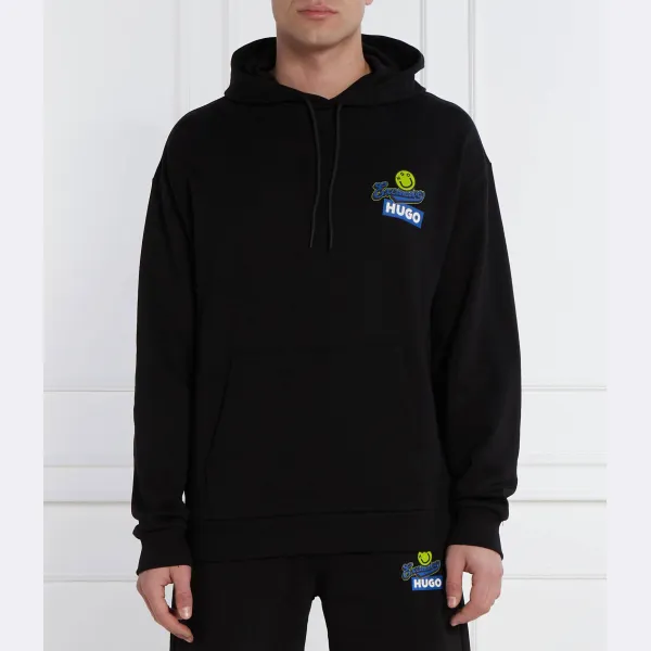 Толстовка обычного кроя из ткани nerrain Hugo, черный
Толстовка обычного кроя из ткани nerrain Hugo, черный