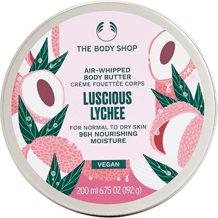 Масло для тела Luscious Lychee Air-Whipped для нормальной и сухой кожи, 200 мл The Body Shop
Масло для тела Luscious Lychee Air-Whipped для нормальной и сухой кожи, 200 мл The Body Shop