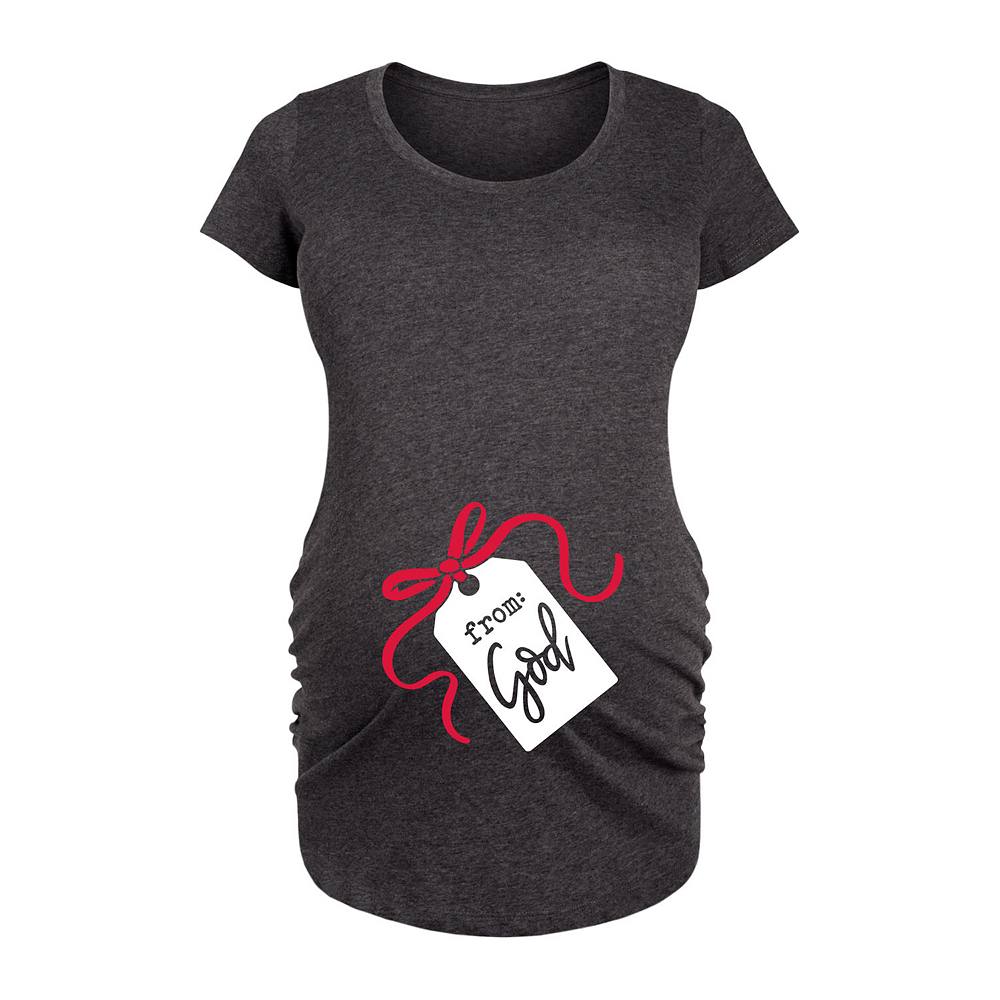 Футболка с надписью «Подарок для беременных от Бога» Licensed Character, цвет Heather Charcoal
Футболка с надписью «Подарок для беременных от Бога» Licensed Character, цвет Heather Charcoal