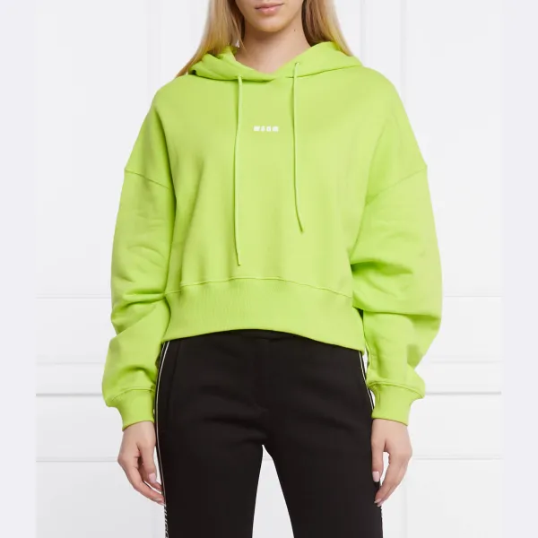 Укороченная толстовка Msgm, зеленый
Укороченная толстовка Msgm, зеленый