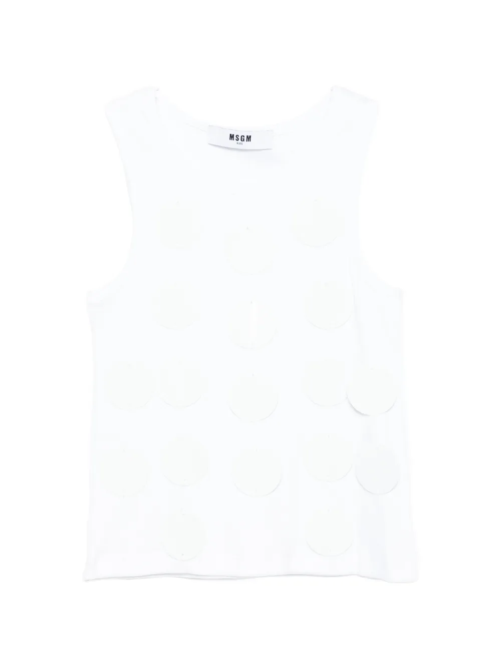 Майка с лентами Msgm Kids, белый
Майка с лентами Msgm Kids, белый