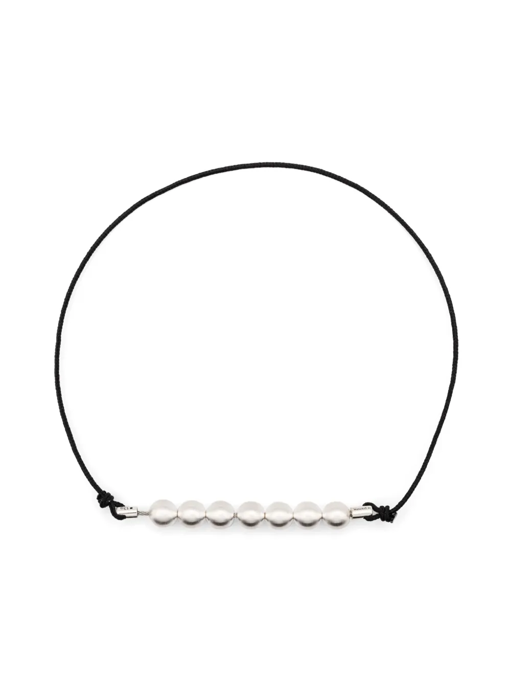 Браслет из бисера и шнура Le Gramme, серебяный
Браслет из бисера и шнура Le Gramme, серебяный