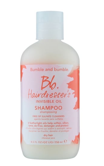 Шампунь для волос, 250 мл Bumble and bumble, Hairdresser's Invisible Oil
Шампунь для волос, 250 мл Bumble and bumble, Hairdresser's Invisible Oil