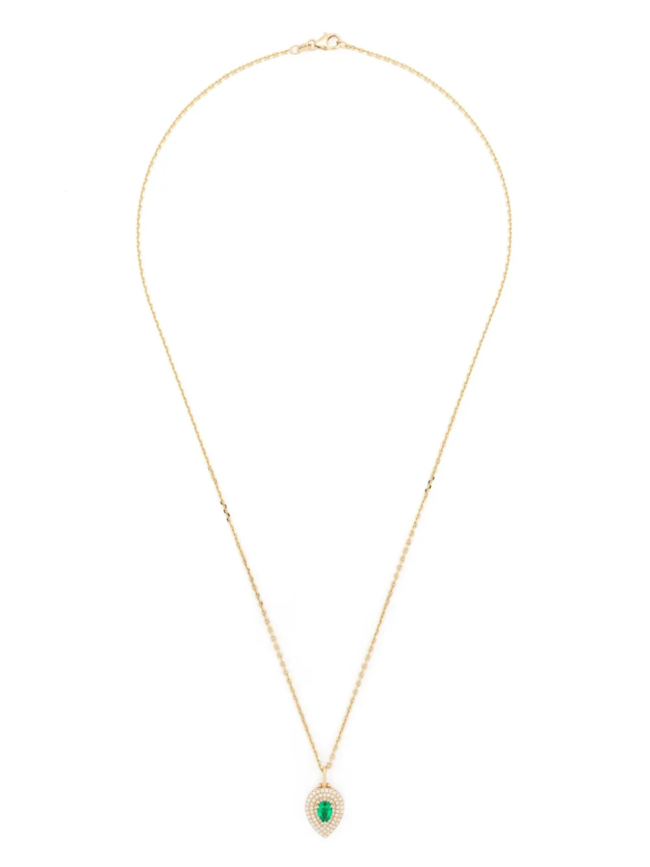 Anita Ko колье Loulou из желтого золота с бриллиантами и изумрудами, золотой
Anita Ko колье Loulou из желтого золота с бриллиантами и изумрудами, золотой