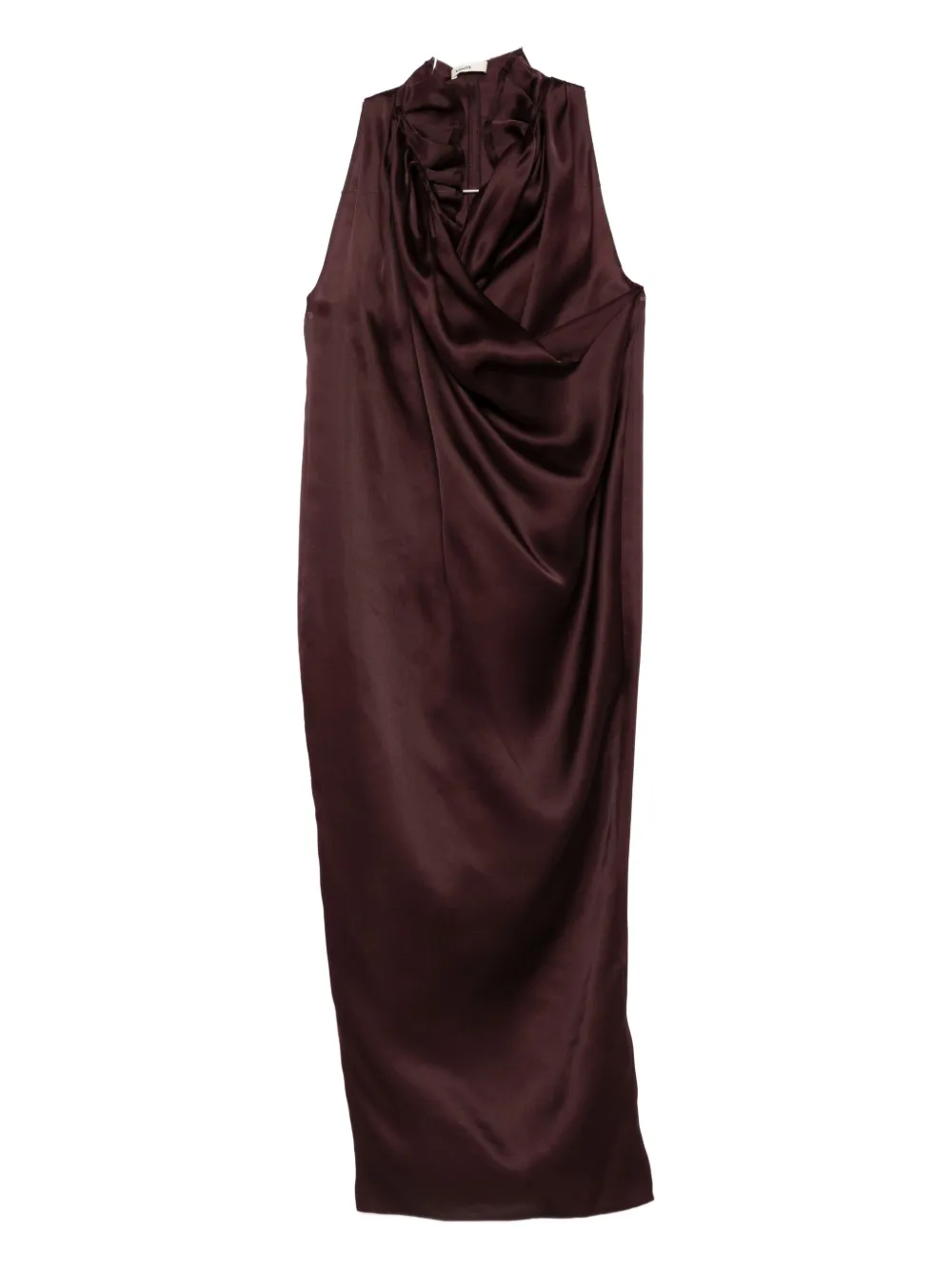 Платье макси с драпированными деталями и воротником-хомутиком KHAITE, коричневый
Платье макси с драпированными деталями и воротником-хомутиком KHAITE, коричневый