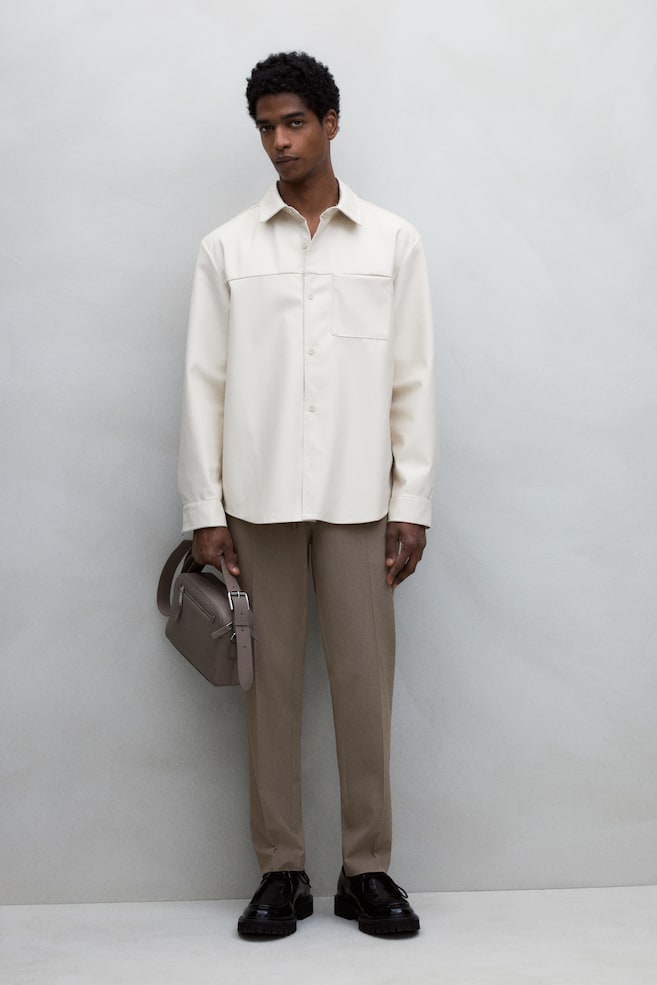 Элегантные спортивные брюки облегающего кроя H&M, бежевый
Элегантные спортивные брюки облегающего кроя H&M, бежевый