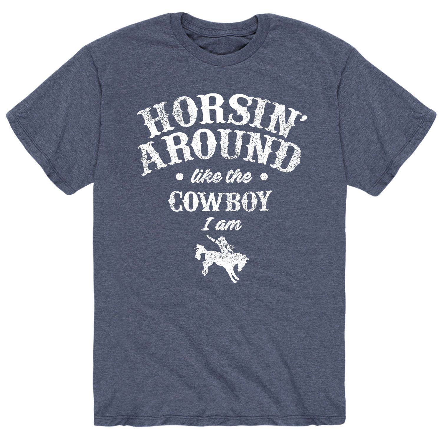 Мужская ковбойская футболка Horsin Round Licensed Character
Мужская ковбойская футболка Horsin Round Licensed Character