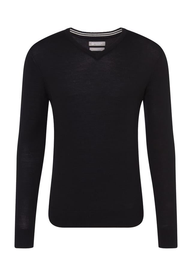 Шерстяной свитер современного кроя с v-образным вырезом Galeria Essentials, черный
Шерстяной свитер современного кроя с v-образным вырезом Galeria Essentials, черный
