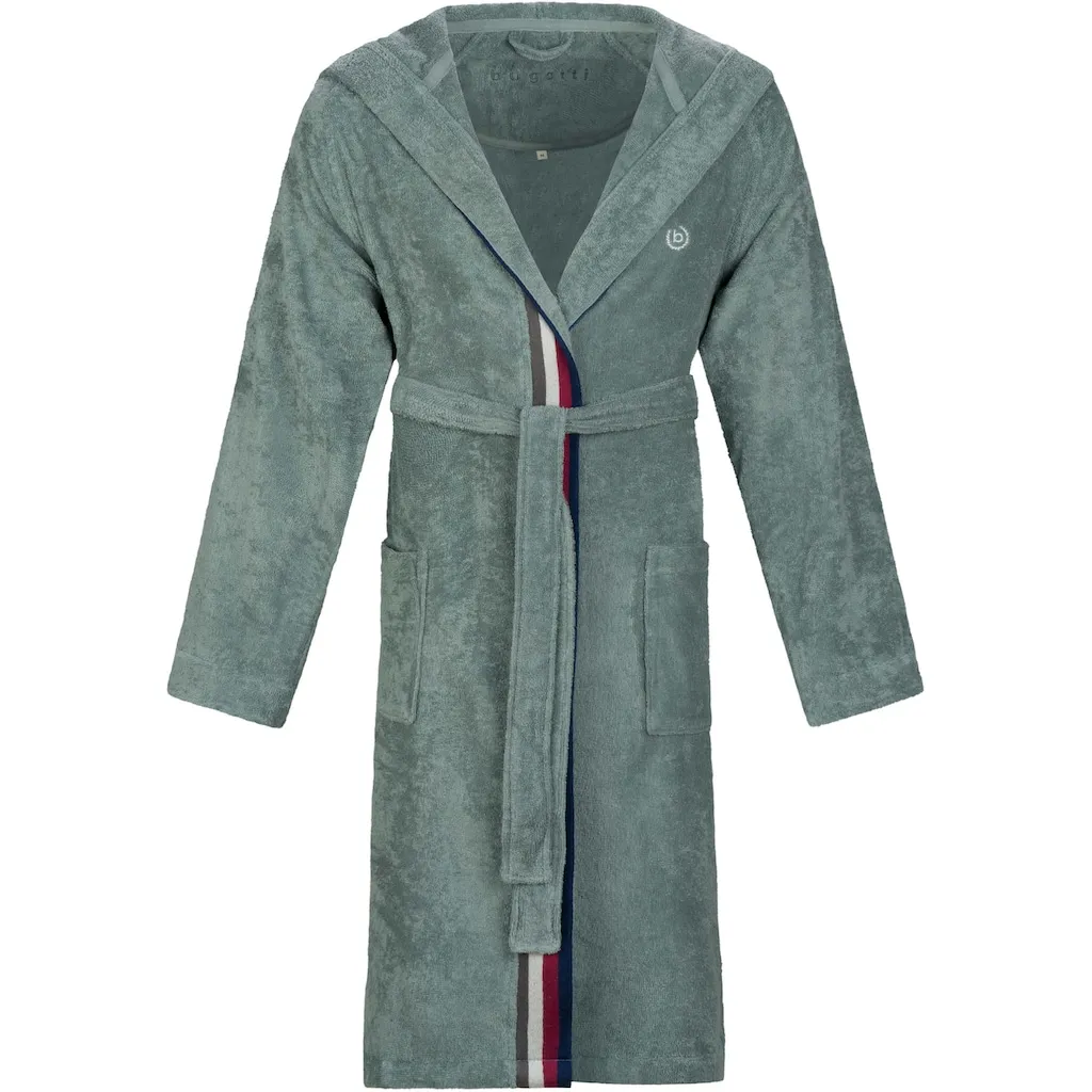 Мужской халат Decimo, идеально подходит для сауны и SPA, гостиничный халат, утренний халат с капюшоном и цветной окантовкой, 100% хлопок Bugatti, Sage
Мужской халат Decimo, идеально подходит для сауны и SPA, гостиничный халат, утренний халат с капюшоном и цветной окантовкой, 100% хлопок Bugatti, Sage