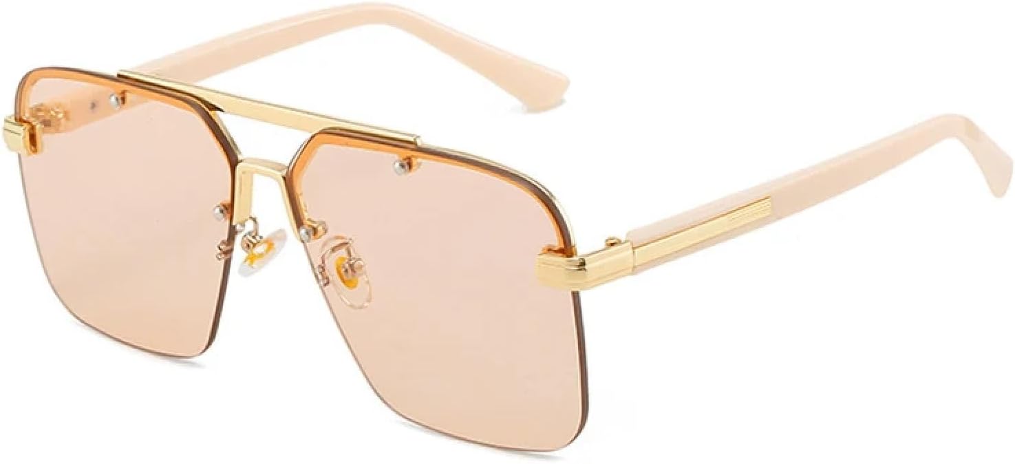 Модные солнцезащитные очки для женщин и мужчин, винтажные, роскошные, с двойной перемычкой, для активного отдыха и вождения, с защитой от УФ-излучения UV400 generic, Beige Tea
Модные солнцезащитные очки для женщин и мужчин, винтажные, роскошные, с двойной перемычкой, для активного отдыха и вождения, с защитой от УФ-излучения UV400 generic, Beige Tea