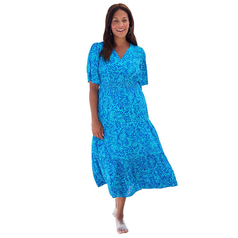Swim 365 Женский многоуровневый сарафан больших размеров Swimsuits For All, цвет Royal Blue Sea Palms
Swim 365 Женский многоуровневый сарафан больших размеров Swimsuits For All, цвет Royal Blue Sea Palms